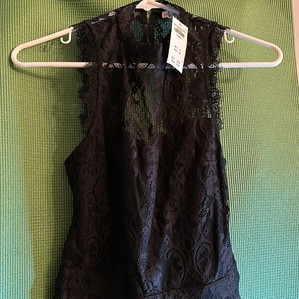New Hollister black romper XS